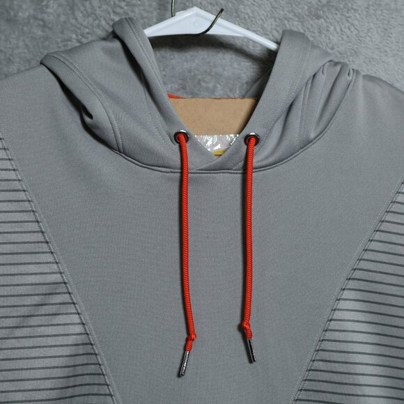Jordan Hoodie Mens 2XL Gray Basketball Dri-FIT Pullover Sweatshirt Jumpman - Picture 2 of 11